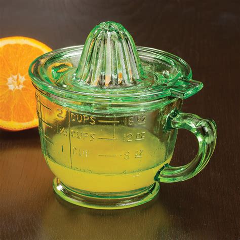 Such a construction keeps the unit safe from. . Glass citrus juicer
